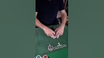 Cheating at Cards: Stacking a ROYAL FLUSH Challenge ACCEPTED #shorts