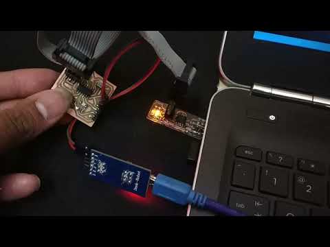Echo hello board programming with isp