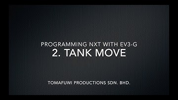 Programming LEGO Mindstorms NXT with EV3-G: 2. Tank Move.