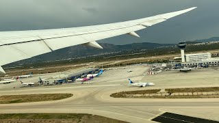 United Airlines Boeing 7878 Pushback and Takeoff from Athens (ATH)