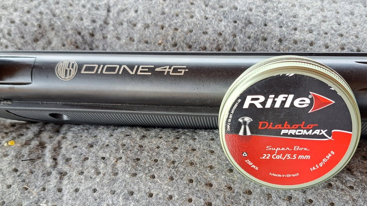 rossi dione 4g e rifle promax cronografagem e agrupamento !
