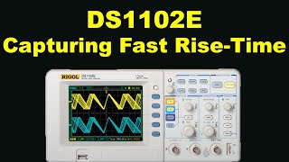RIGOL DS1102E Oscilloscope smart Trigger captures fast rise-time noise transients