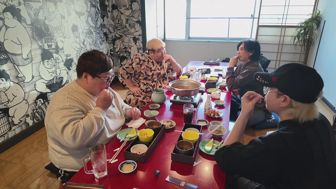 両国にちゃんこ食べにきたぞ！　デカキン　ヘンディー　恭一郎