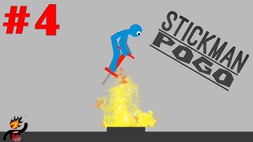 Stickman Ragdoll Pogo Walkthrough Part 4 (by 1st Destruction) / Android Gameplay HD