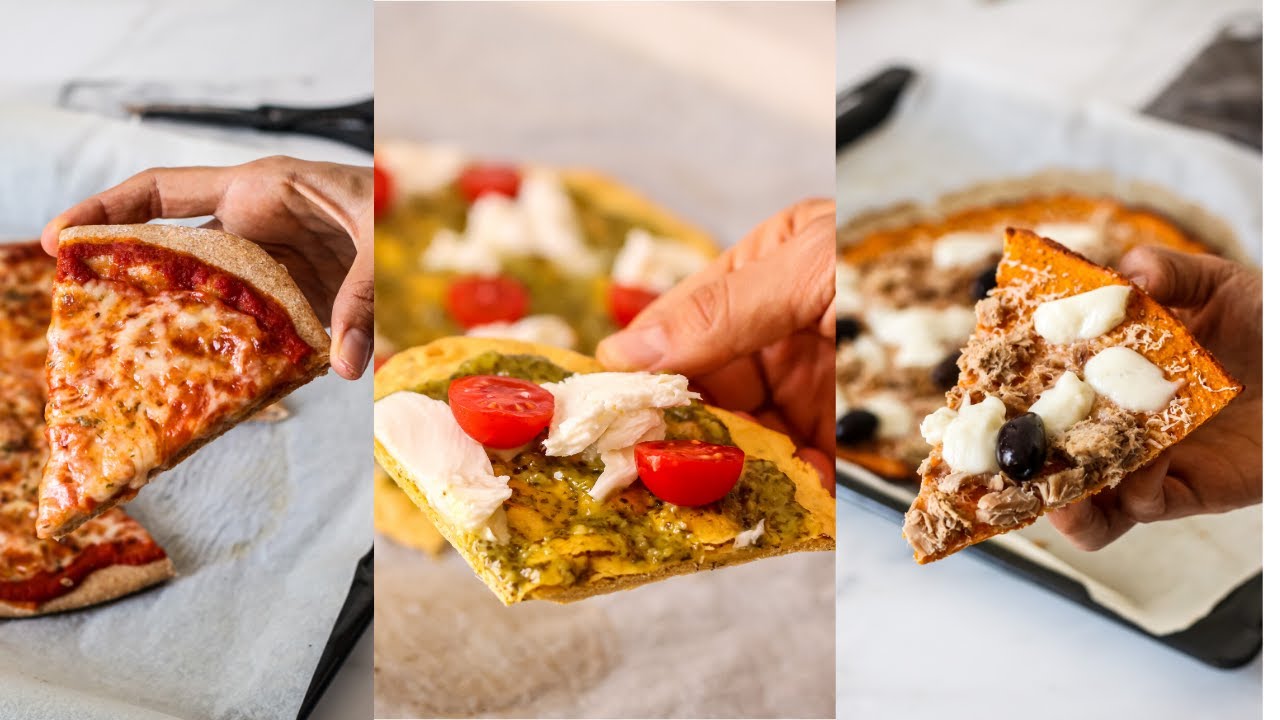 Tres pizzas muy saludables y fit | Delicious Martha