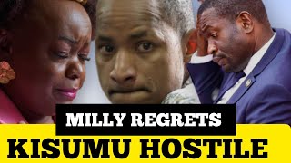 Babu, Sifuna In Tears As Ally Milly Mabona Badly Heckled For Going Against Oburu Odinga