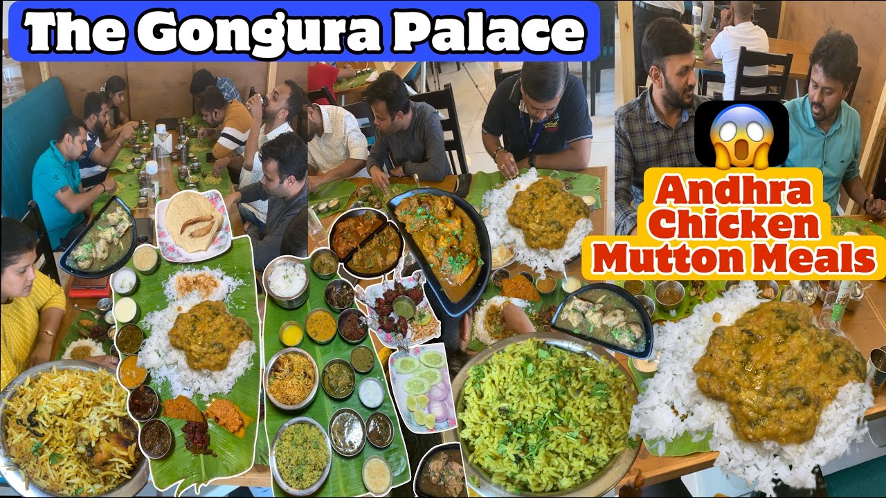 399rs Andra Style Non Veg Meals 🤩🔥 ಗೋಂಗೂರ ಶೈಲಿಯ ಊಟ ಅದ್ಬುತ 😍❤️