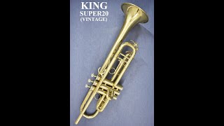 KING Super20 Trumpet GL（Vintage）】《試奏動画！》 - YouTube