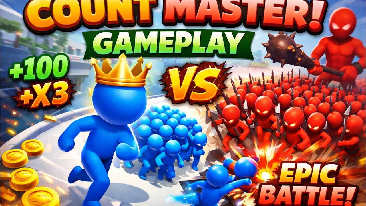Count Masters - Stickman Clash Part 1 Gameplay Walkthrough Android IOS