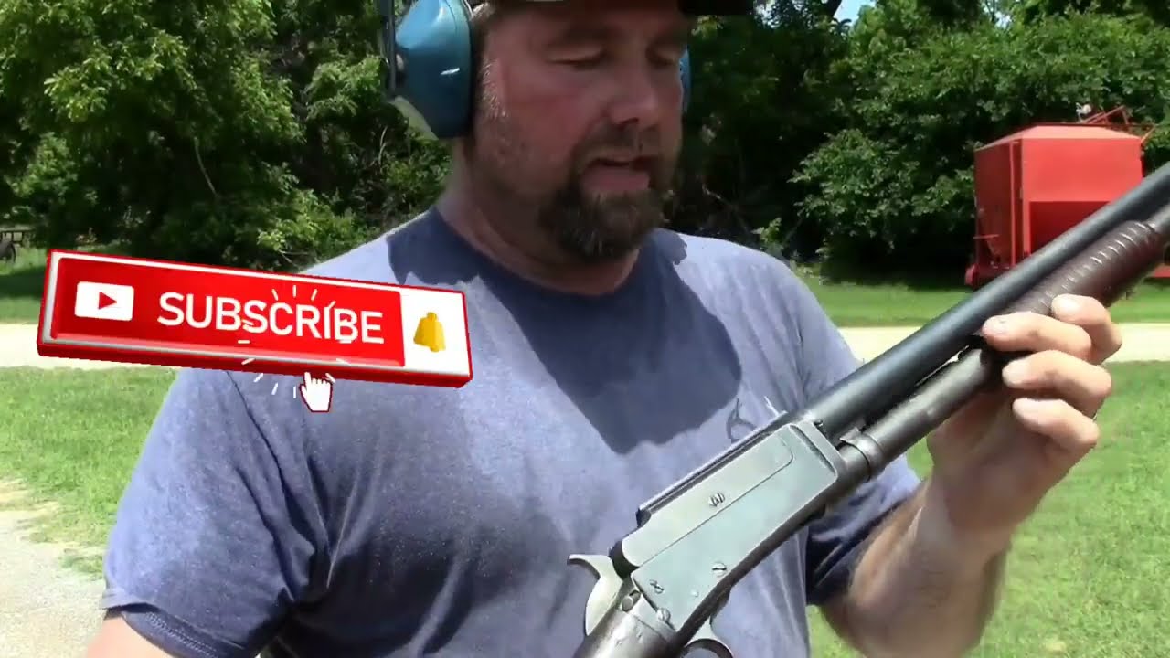 Marlin 16 Gauge Exposed Hammer Antique Pump Shotgun - YouTube