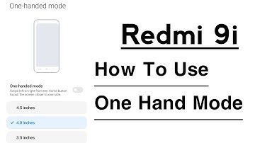 Redmi 9i How To Use One Handed Mode | One Hand Mode Kaise Kare Redmi 9i Me