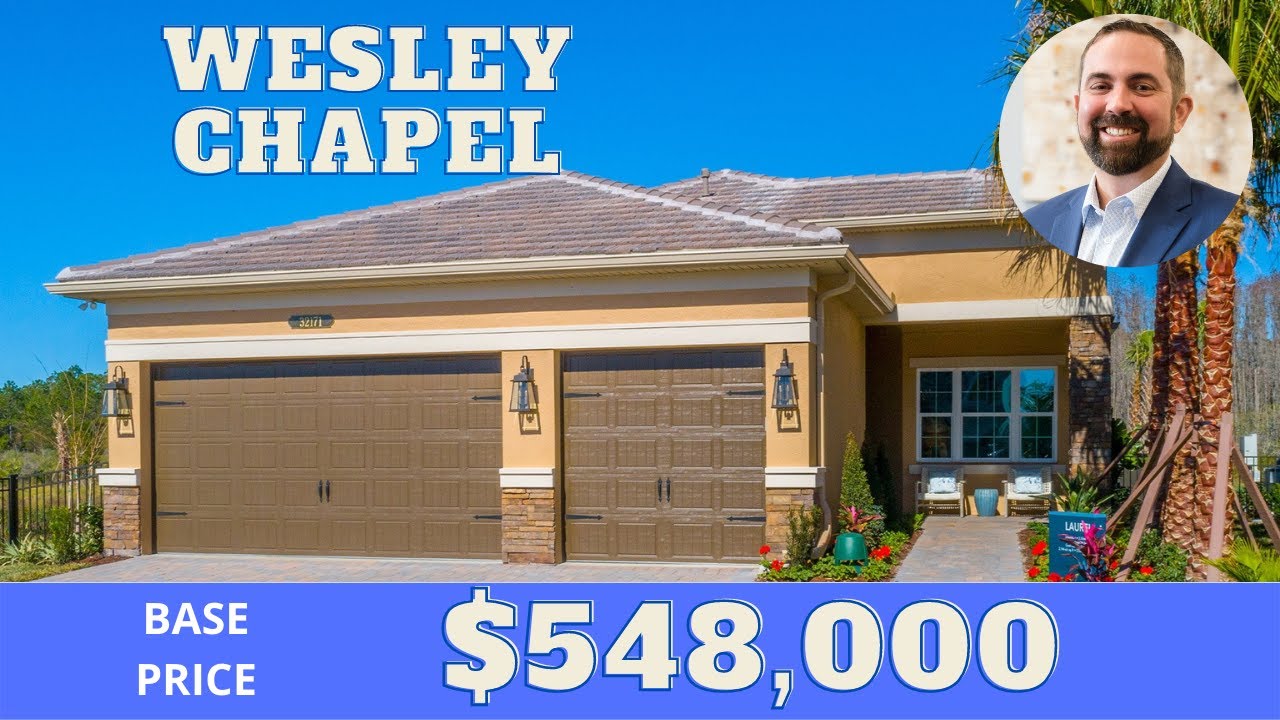 Wesley Chapel New Homes I GL Homes, Winding Ridge I Laurel Model - YouTube