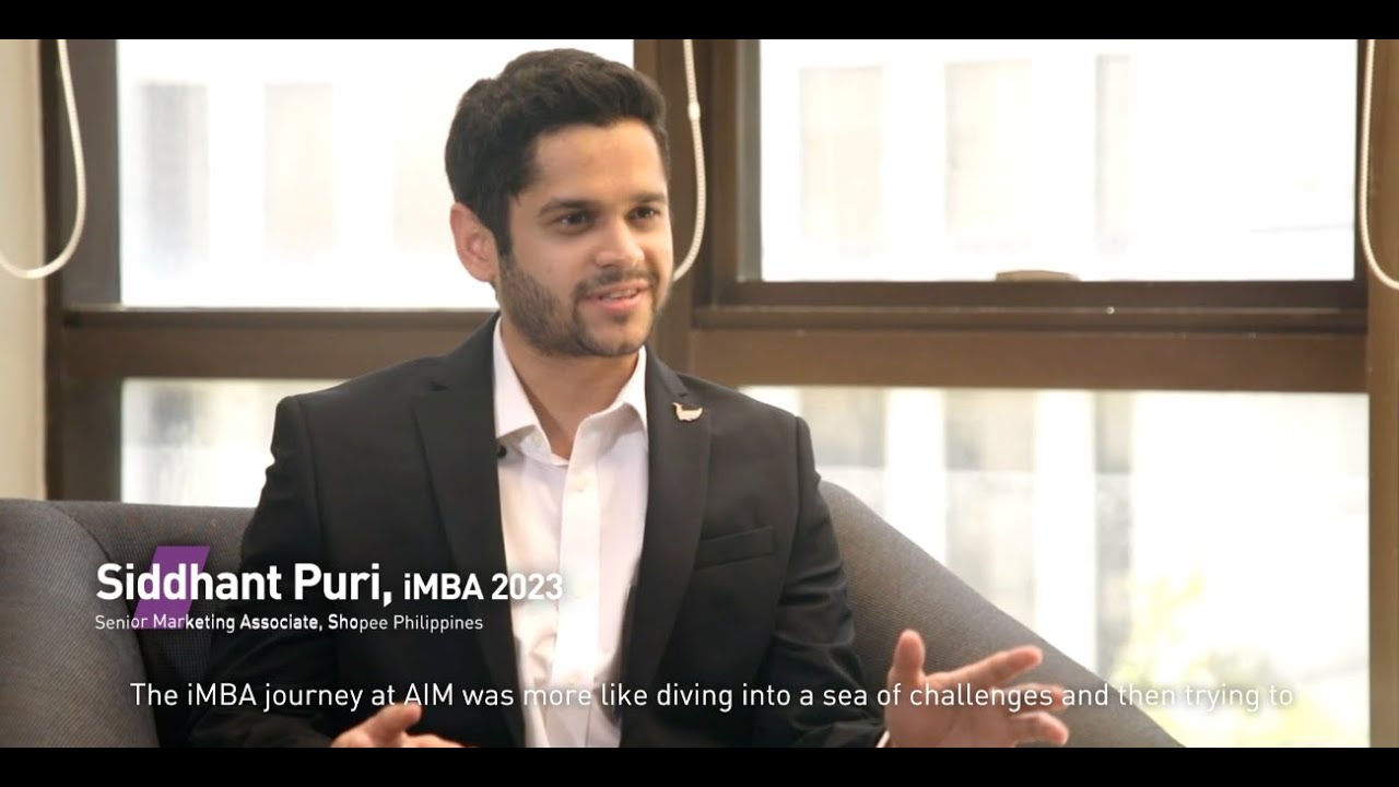 AIM International MBA - Siddhant Puri (iMBA 2023)