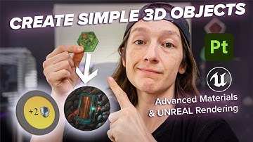 How to Create Simple Objects for 3D Product Videos - Substance Materials & Unreal Engine 5