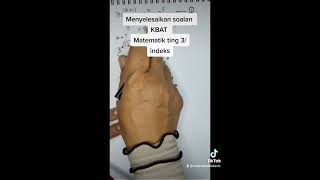 Penyelesaian soalan KBAT matematik tingkatan 3 @DrNorIzzahAbdulAziz