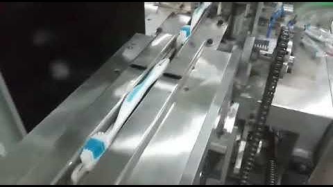 Automatic Toothbrush Flow  Wrapping Machine