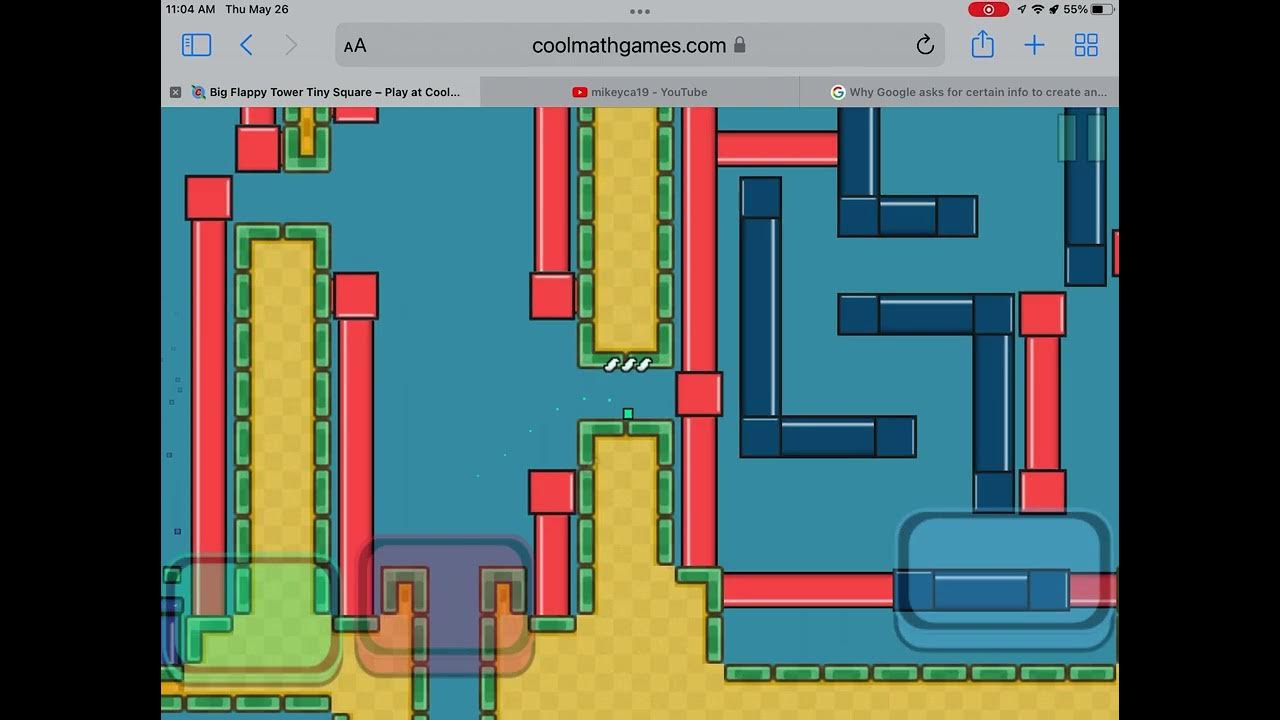 Game play big flappy tower tiny square YouTube