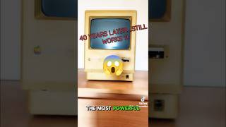 We Turned On a 1986 Macintosh Plus… And It STILL Works! 😱🍏 | #shorts
