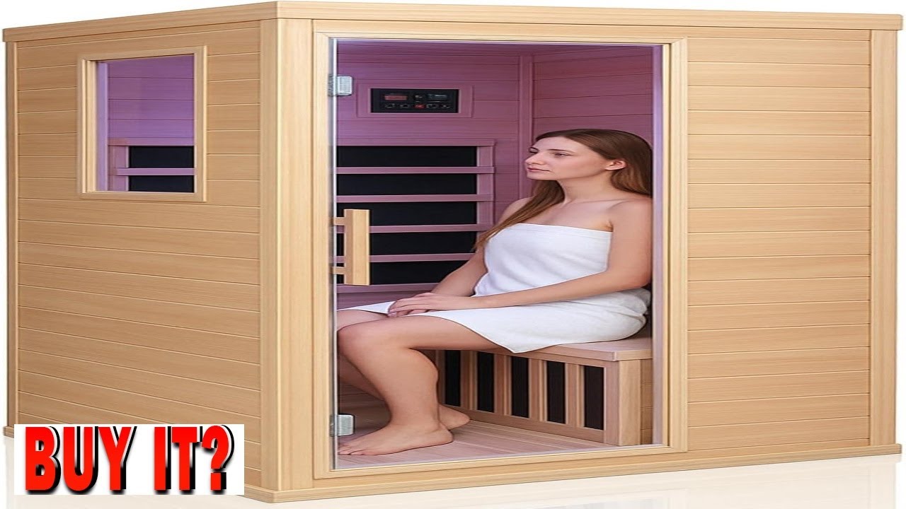 1350W Far Infrared Home Sauna Energy Efficient Fast Heating Indoor Sauna Room - B0F1CJ3V3Y