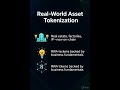 🏢 Real-World Asset Tokenization- Turn revenue into tradable tokens  - Tokenize#InterLink #ITLG #ITL
