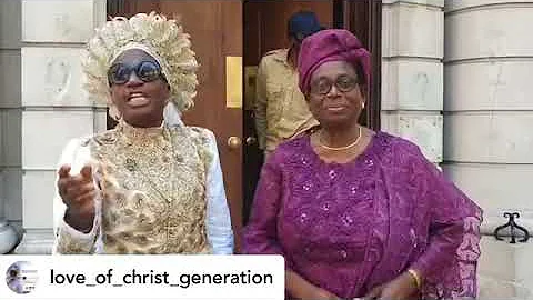 Rev Mother Esther Ajayi visits Nigeria’s new Ambassador to U.K with Obasanjo’s wife