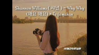 Lyrics Shannon Williams Why Why [Rom Indonesia translate]