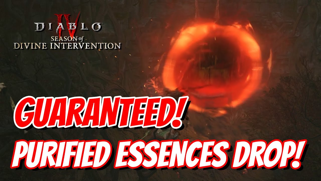 GUARANTEED Purified Essences Drop, STOP Farming Wrong! Here's Why Never Drop! Diablo 4 Season 11
