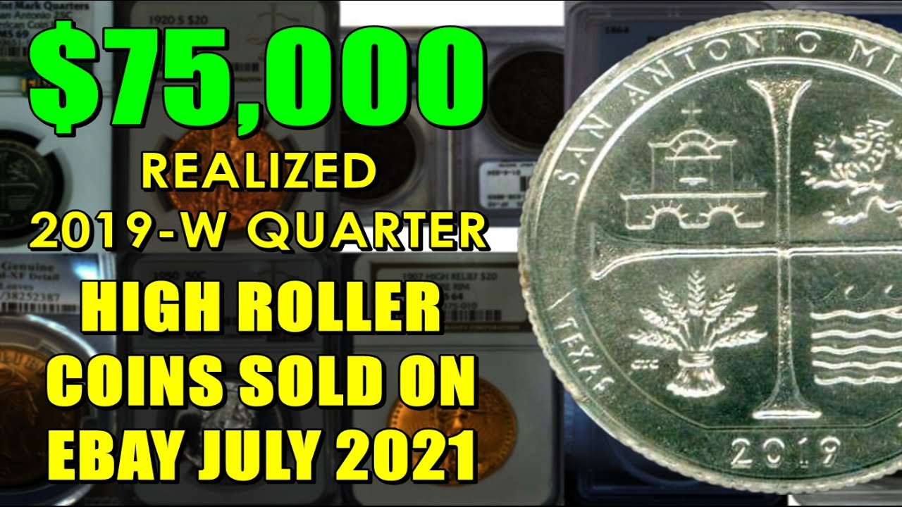 SINGLE FINEST 2019 West Point Quarter Sold At $75,000! - HIGH ROLLER COINS JULY 2021