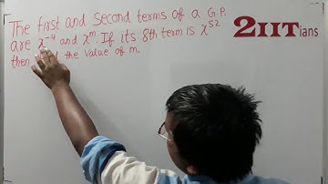 AP & GP Ex9.4 Bonus7 Class X ICSE | IIT JEE  The first and the second terms of a GP. are x-4 and xm