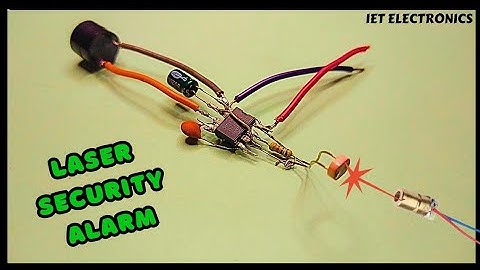How to make Laser security alarm project | #alarmsystems
