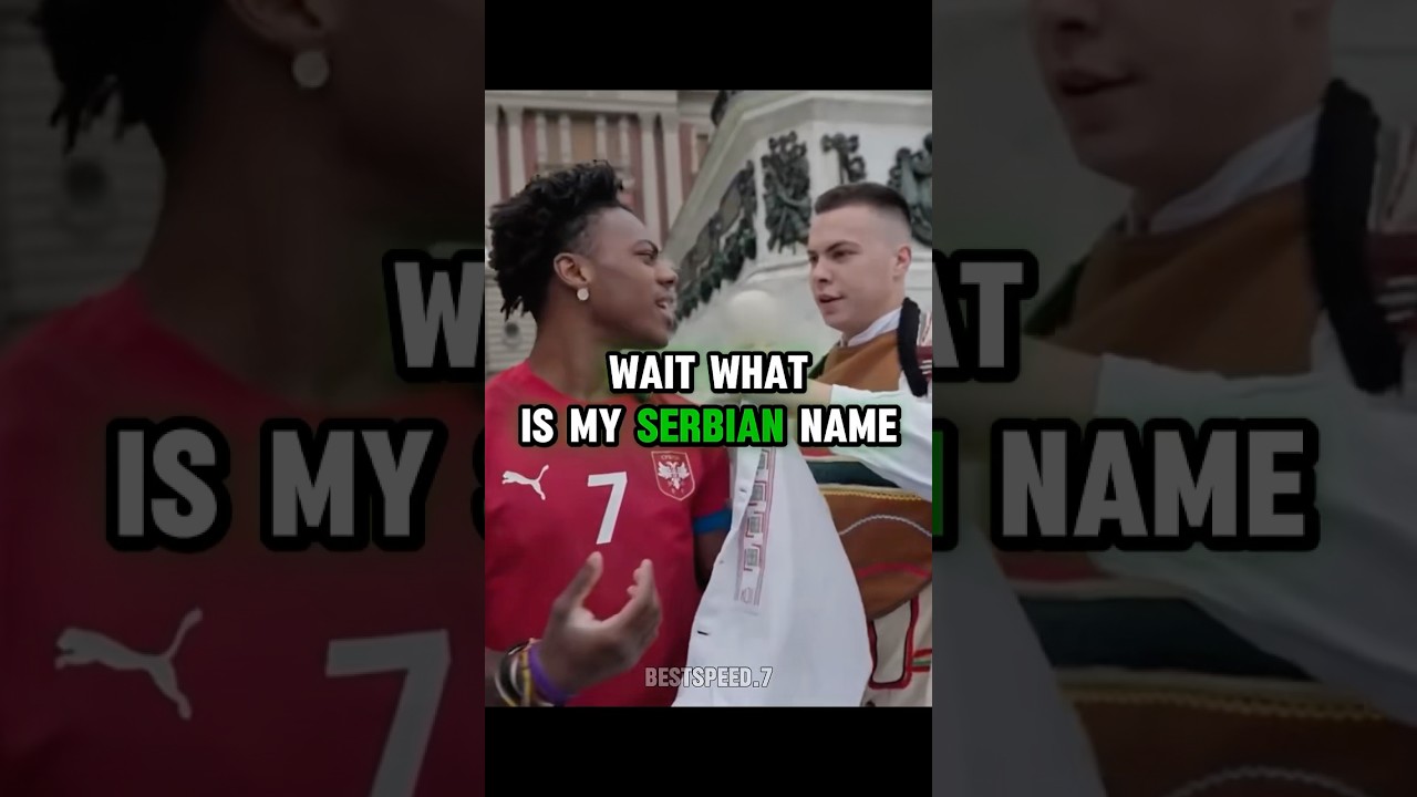 IShowSpeed’s name in Serbian😂⚡️