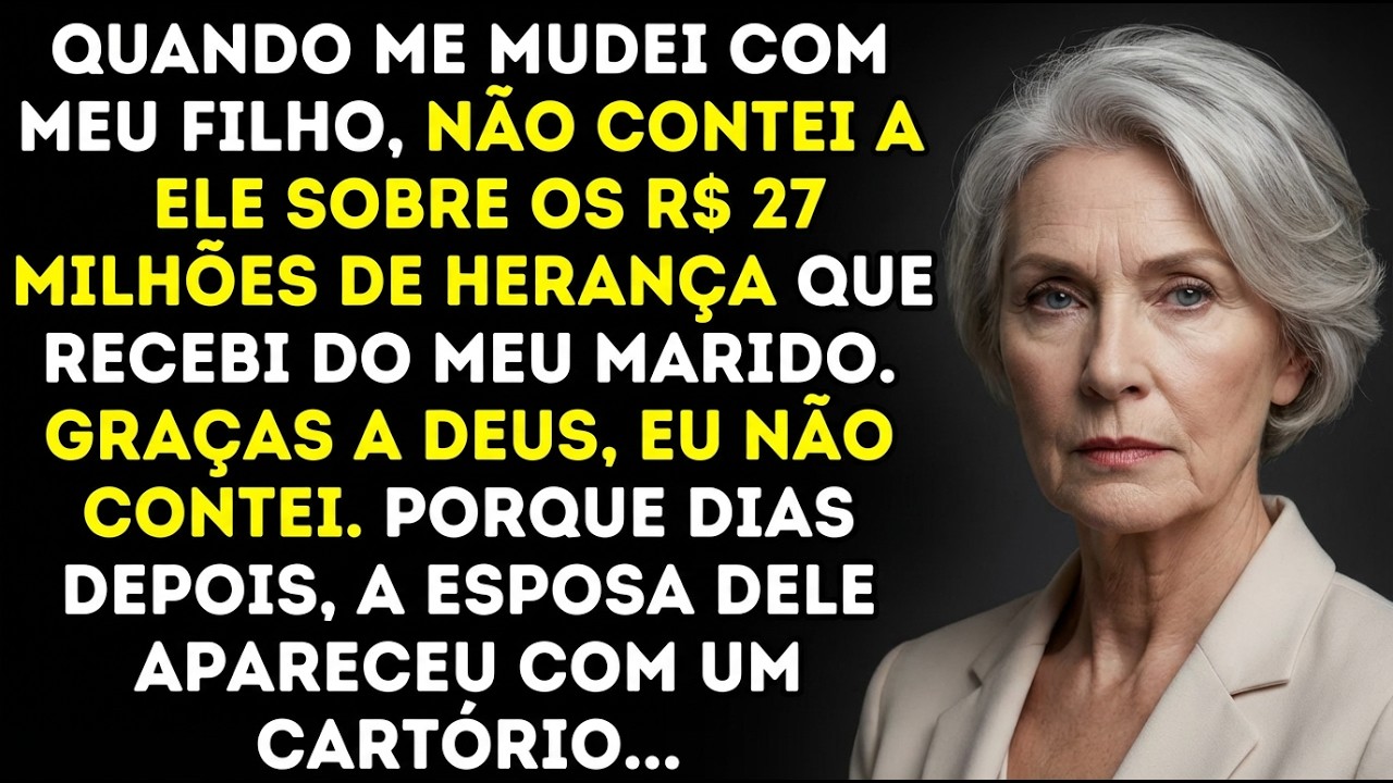Quando me mudei para a casa do meu filho, não contei sobre a herança de 27 milhões
