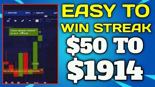 100% Real Account - $50 To $1914.84 - Easy To Win Streak | Best Binary Options Strategy 2021 Profile