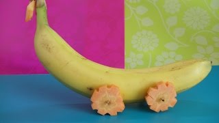The trick with banana How to Make Banana Decoration Art In Banana Show