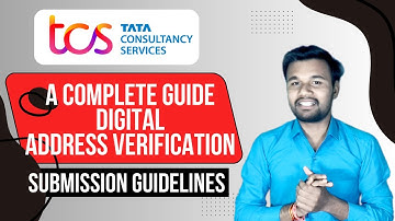 TCS Address Verification Guide || Digital Address Verification