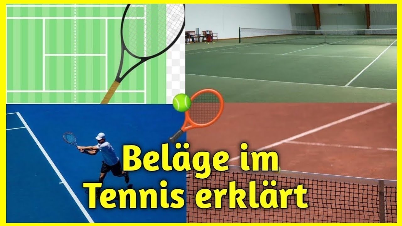 Welche Beläge gibt es im Tennis? | Tennis erklärt - YouTube