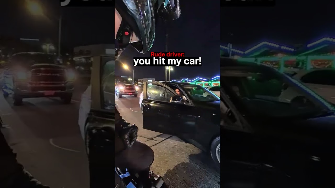 Kind Biker Meets Rude Driver