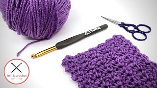 V Stitch Crochet Stitch Tutorial - Easy 1 Row Repeat!