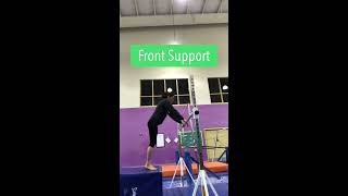 Preschool/Rollers/Beginner Tumble & Tramp: Bars - Front Supports, Casts & Forward Roll Dismount