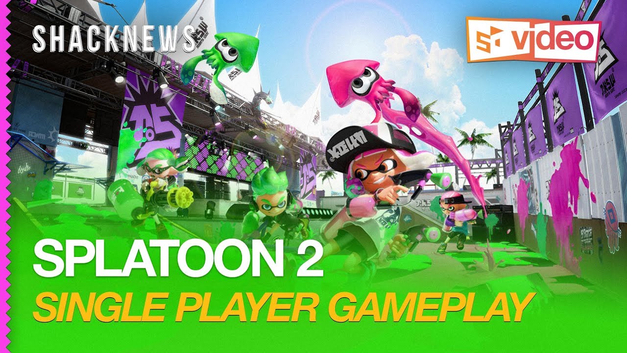 Exclusive Splatoon 2 Single Player Gameplay YouTube