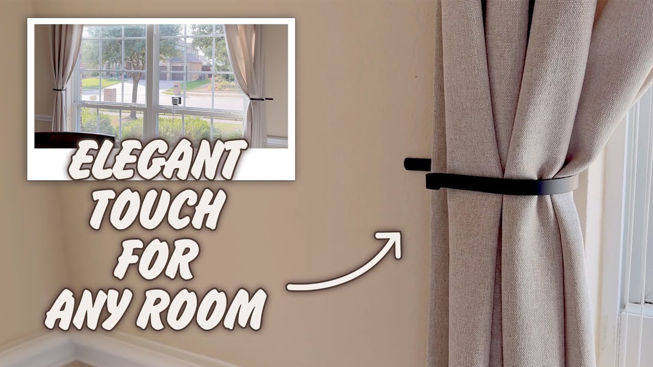 Easy Home Makeover: $9.99 Curtain Holdbacks You Need!