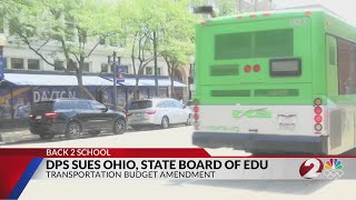 Why is DPS suing the State of Ohio over busing?