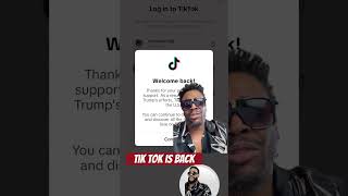 Download Lagu Tik Tok is back and the people are happy. #tiktok #rap #shorts MP3