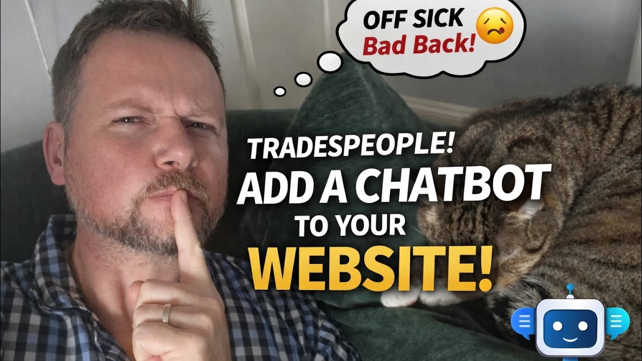 Trades people add a chatbot to your website find out more from Ian Croasdell 