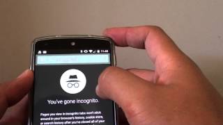 Google Nexus 5: How to Browse Internet Anonymously With Incognitio Private Mode screenshot 3