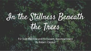 In the Stillness Beneath the Trees for 4.3 Octave Marimba and percussion ensemble
