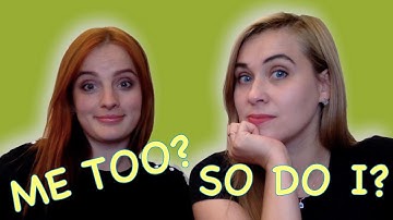 "Я тоже" в английском. Разница между SO и NEITHER.