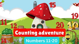 Counting adventure: Learn numbers 11- 20.