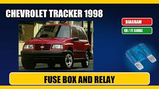 Fuse box location and diagram: chevrolet tracker 1998 - Schema fusibili