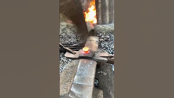 Old Tools Melted Into a New Peraak Complete Forging Tutorial #youtubeshorts #blacksmith #vairalvideo